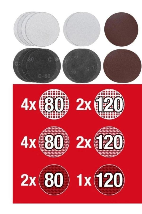 KWB 180 mm Zımpara Kağıdı Seti (15 Adet) - Image 1