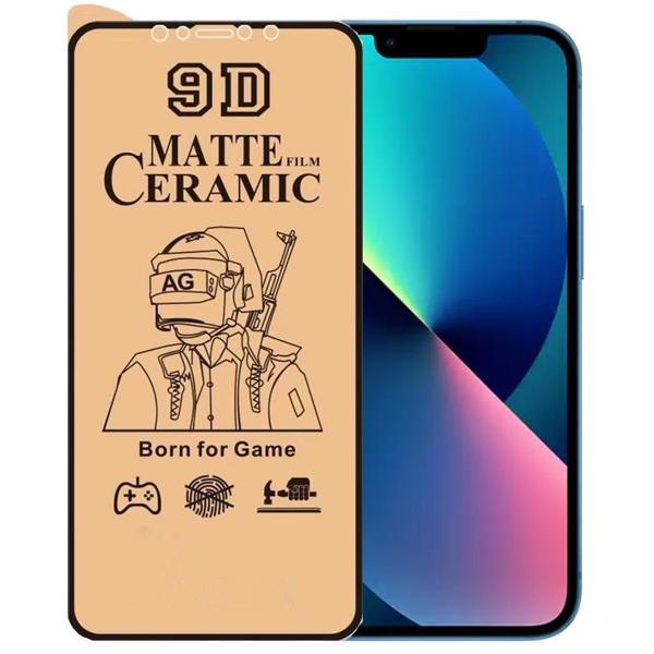 Logis İphone 13 Pro 9D Mat Seramik Tam Kaplayan Ekran Koruyucu Cam - Image 1
