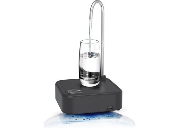 Kiwi Kwp 8520 USB Şarjlı Su Pompası - Siyah -  5,5 cm Damacana ile Uyumlu, BPA İçermeyen,  - Image 1