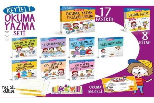 1. SINIF OKUMA YAZMA SET İ   ANETİL KEY YAYINLARI  - Kaliteli Eğitim Yayınları - Image 1