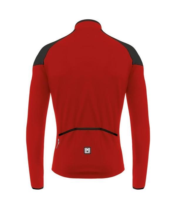 Santini HERMES Su Geçirmez Erkek Ceket AW50775HERME Siyah Kırmızı-S - Image 1