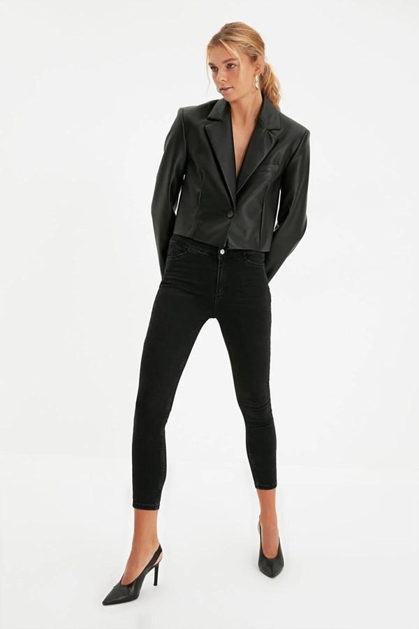 Kleshus Ganikus Siyah Skinny Fit Jean Likralı - Image 1