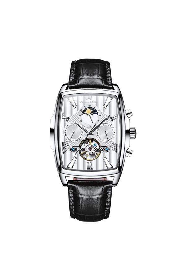 Kronen&Söhne Cube Tourbillon Mekanik Otomatik Erkek Kol Saati - Image 1