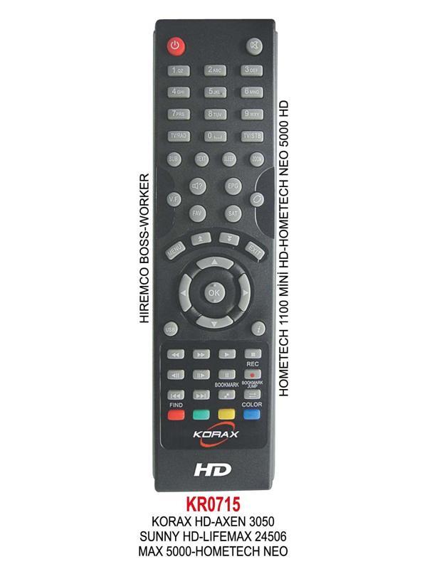 KORAX HD UYDU KUMANDASI - Image 1