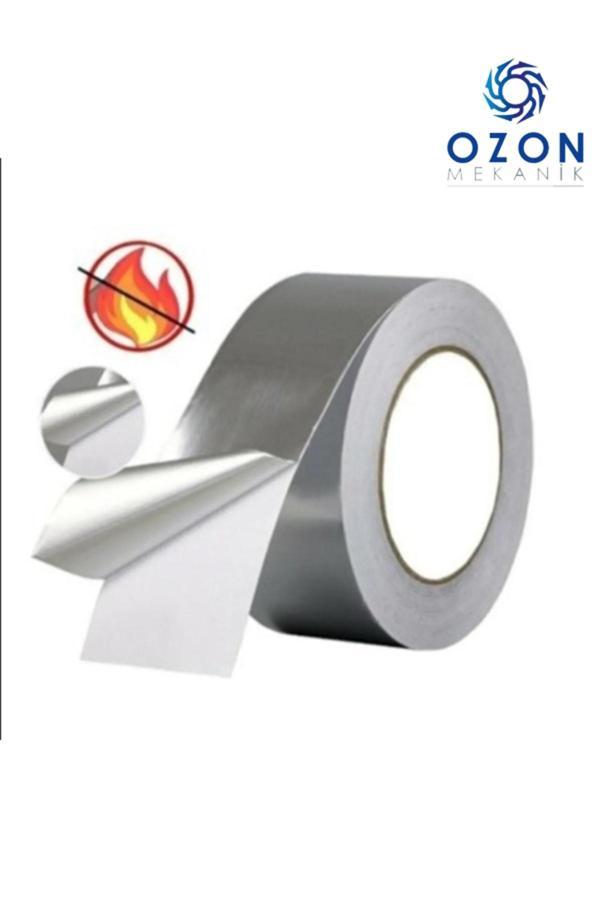 Bond Tape Alüminyum Yanmaz Folyo Bant Tamir Soba Boru Bandı Folyo Bant Düz 48Mmx 7 - Image 1