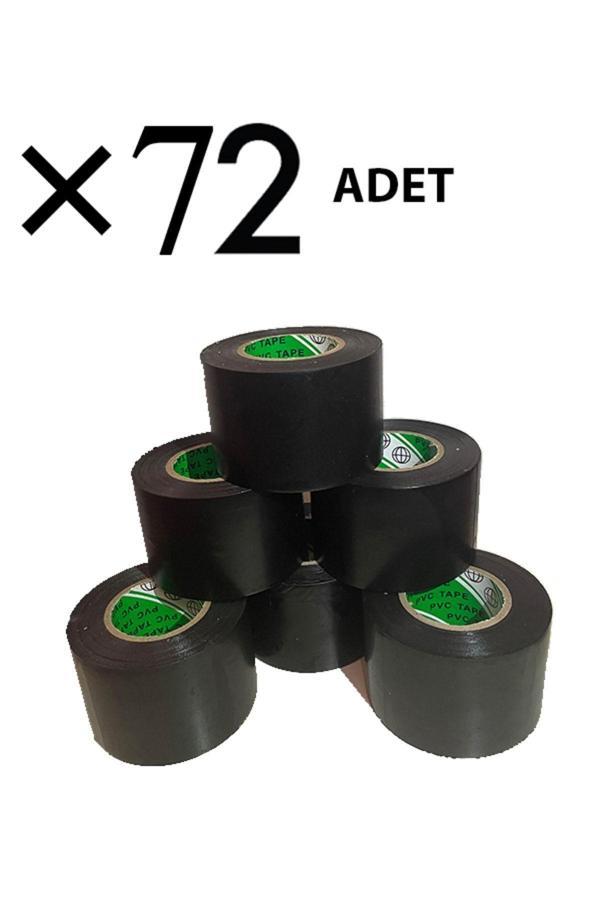 Globus Pvc Geniş Izole Bant 50 Mm X 25 Mt Siyah 72 Adet - Image 1