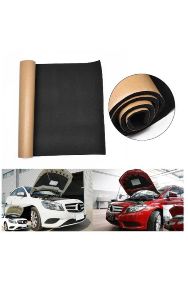 Türkeli Oto Araç Kaput Ses Yalıtım Süngeri Yapışkanlı Alev Almaz 6Mm 100X150 - Image 1