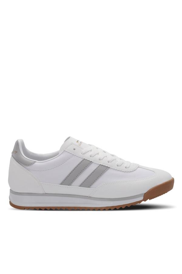 Slazenger OLEKS Erkek  Beyaz / Gri Günlük Spor Ayakkabısı - Image 1