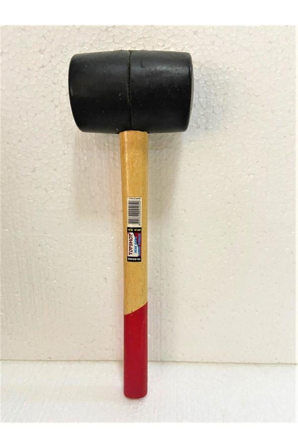 Topshop Ağaç Saplı Lastik Tokmak 450 Gr. (16 OZ) - Image 1