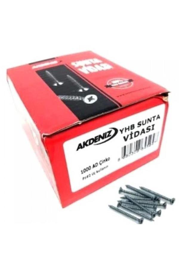 Akdeniz Sunta Vidası (PAKET) 4x40mm - 500lü - Image 1