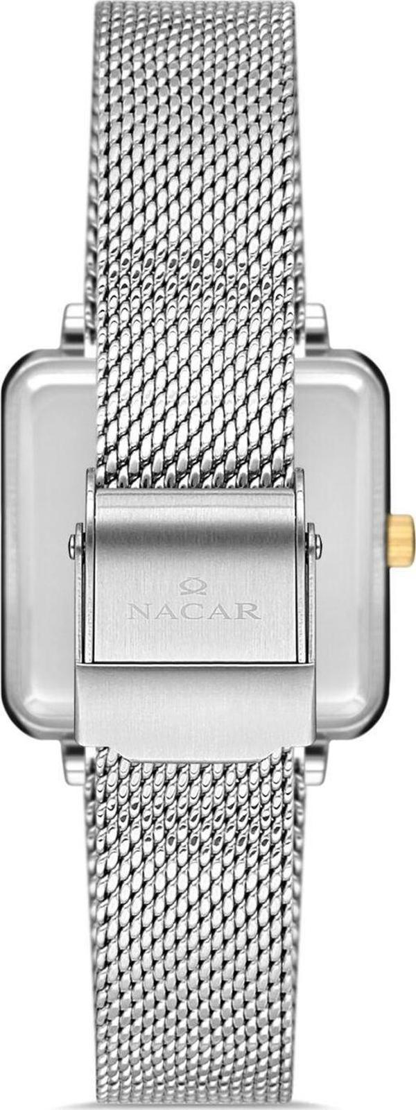 Nacar NC18-391051-CSM Çelik Hasır Band Kadın Kol Saati - Image 1