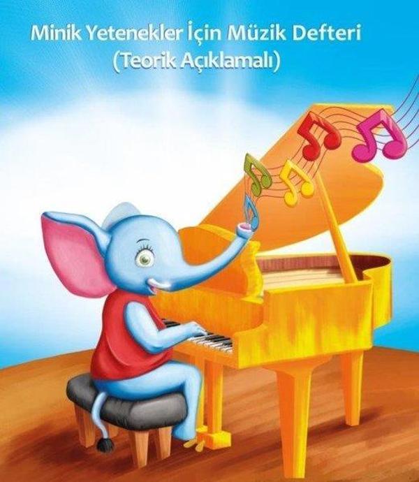 Minik Yetenekler için Müzik Defteri-Teorik Açıklamalı - Porte Müzik Eğitim Yayınları - Image 1