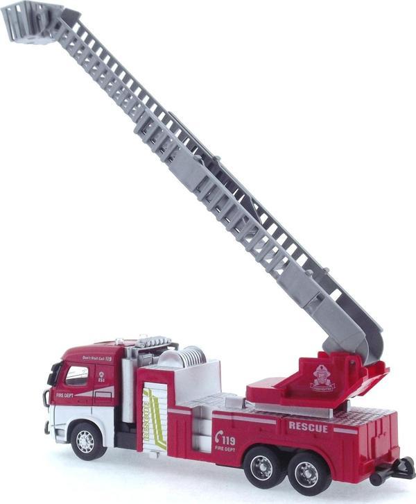 Die Cast Model Çek Bırak Asansörlü İtfaiye Kamyonu - Image 1