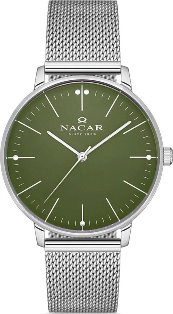 Nacar NC36-390019-AGM Çelik Hasır Band Kadın Kol Saati - Image 1