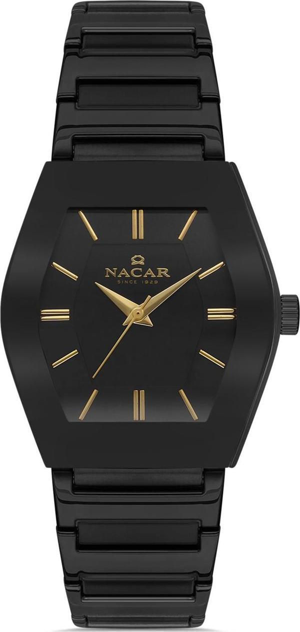 Nacar NC36-391046-BBCM Siyah Metal Band Kadın Kol Saati - Image 1