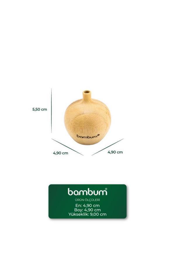 Bambum Forli - Bambu Vazo 5,5*4,9cm - Image 1