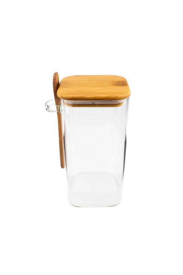 Bambum Spicy - Kaşıklı Cam Saklama Kabı 15cm - Image 1