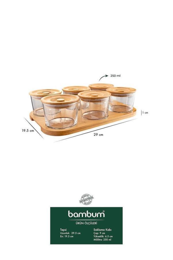 Bambum Lincoln - 13 Parça Cam Kahvaltılık Takımı - Image 1