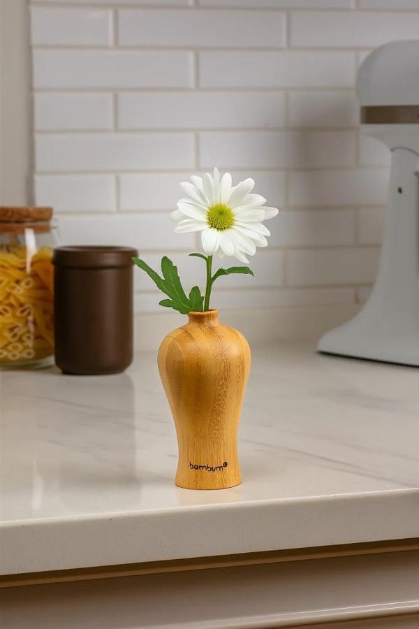 Bambum Guro - Bambu Vazo 9*4,9cm - Image 1