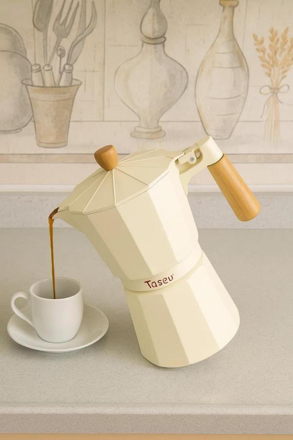 Bambum Garen - Moka Pot 9 Fincan Bej - Image 1