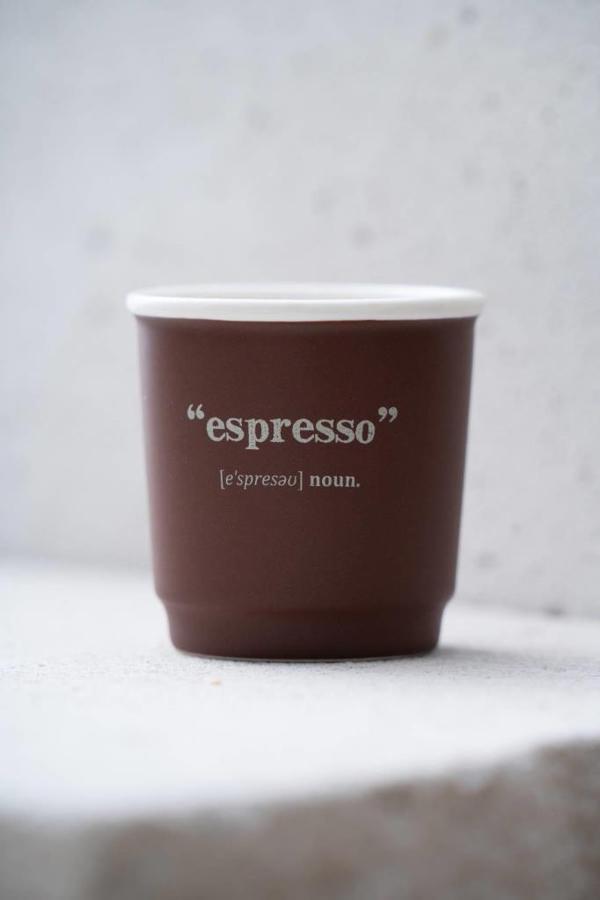 Acar Blush Espresso Fincanı Bordo 90ml - Image 1