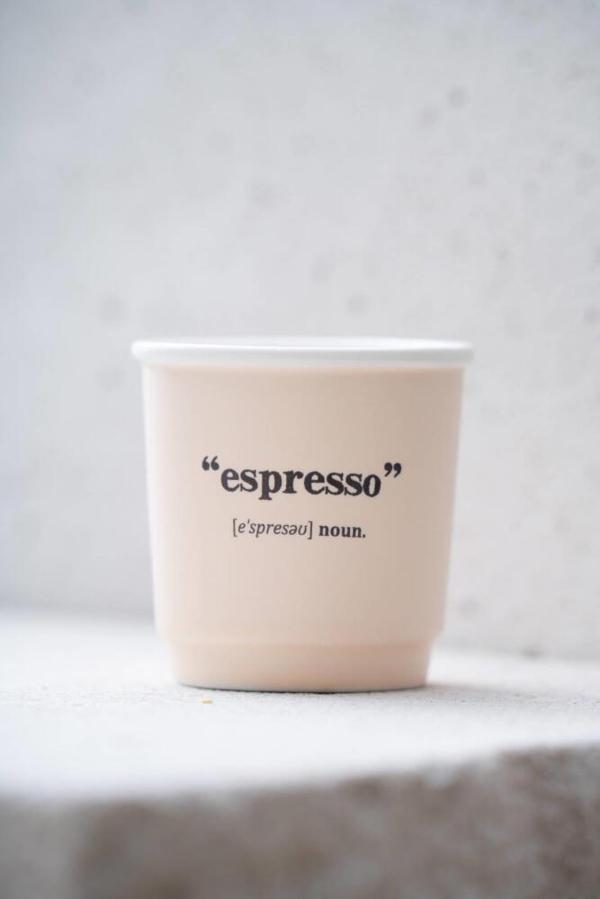 Acar Blush Espresso Fincanı Krem 90ml - Image 1