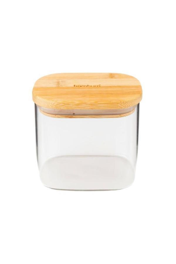 Bambum Multy - Bambu Kapaklı Cam Saklama Kabı 600ml - Image 1