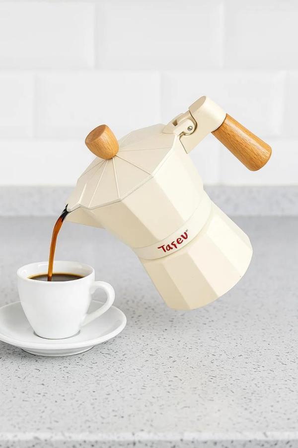 Bambum Garen - Moka Pot 3 Fincan Bej - Image 1