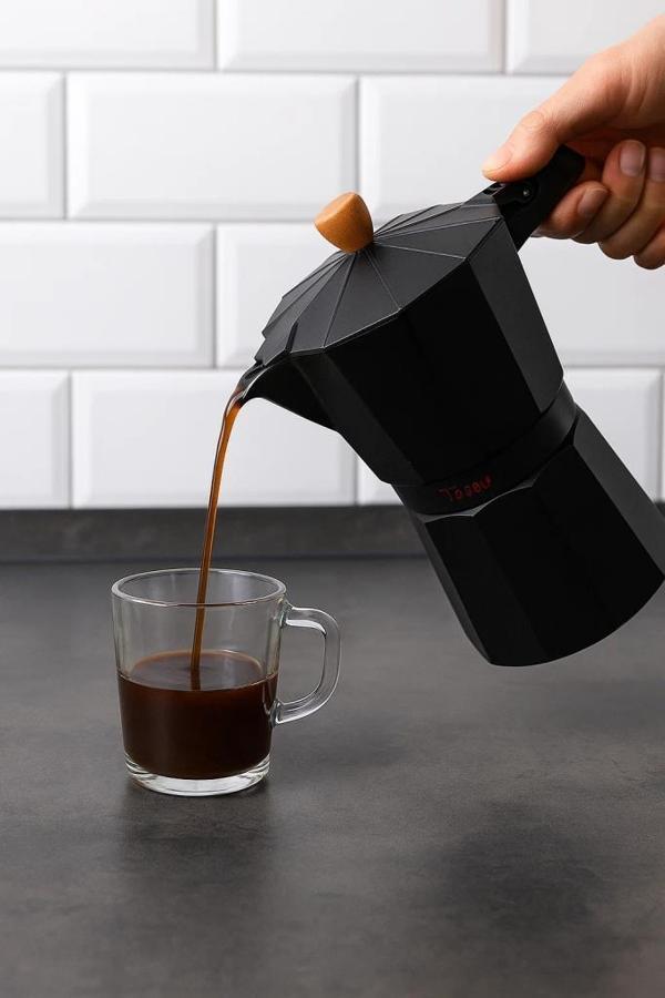 Bambum Garen - Moka Pot 6 Fincan Siyah - Image 1
