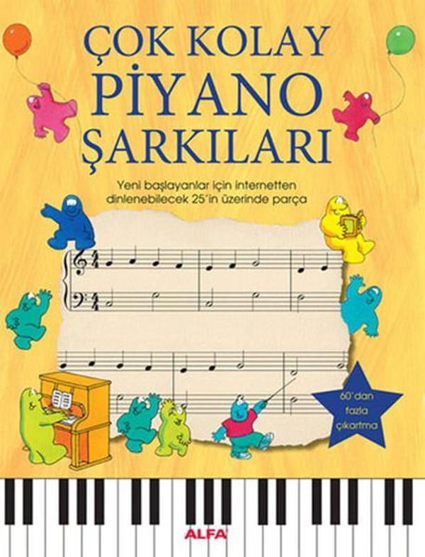 Çok Kolay Piyano Şarkıları - Alfa Yayıncılık - Image 1