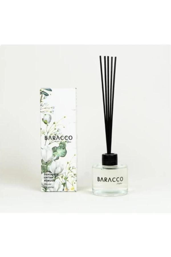 Baracco Beyaz Çiçek Aromalı Çubuklu Oda Parfümü – Doğal Ferahlık Ve Zarafet (100 Ml) - Image 1