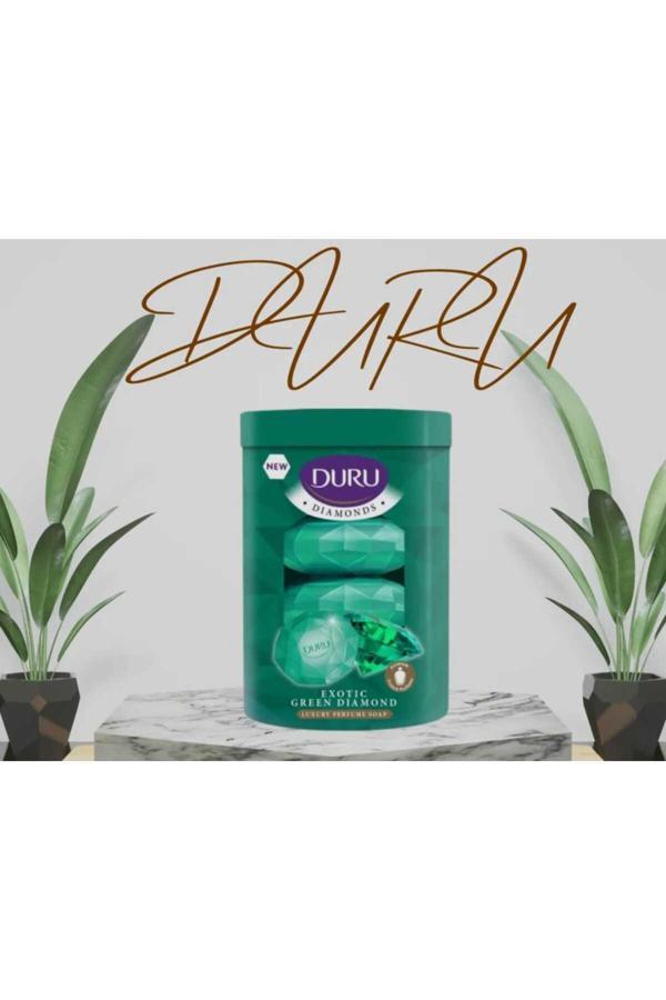 Duru Duru Exotic Green Diamond Luxury Parfume Sabunu | Sofistike & Kalıcı Parfüm Etkili Katı Sabun - Image 1