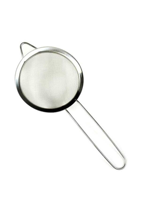 Kizilelmada Çok Amaçlı Kullanılabilir Metal Süzgeç – 8 Cm Çaplı Tekli Paslanmaz - Image 1