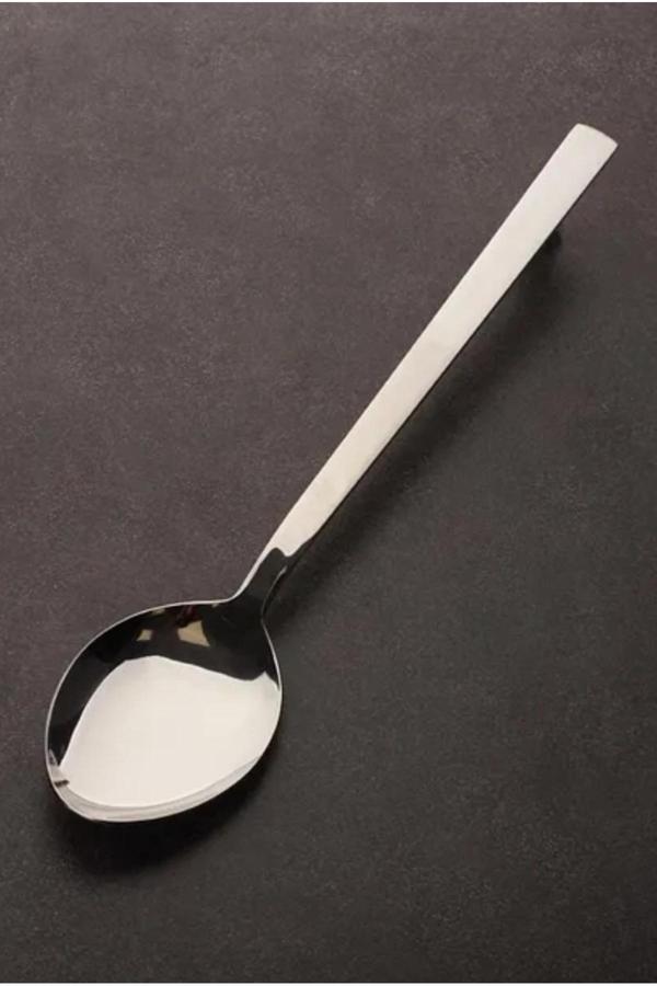 Kizilelmada 30 Cm Büyük Boy Paslanmaz Çelik Servis Kaşığı - Dayanıklı Ve Pratik - Image 1