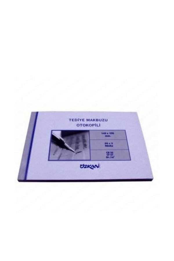 Özkan Özkan Tediye Makbuzu – 140×190 Mm, 50X2 Nüsha, Otokopili 2Li Set - Image 1