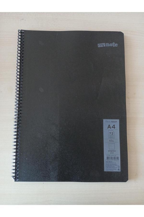Kizilelmada My Note A4 72 Yaprak Çizgisiz Spiralli Büyük Boy Defter – Okul Ve Ofis İçin Pratik - Image 1