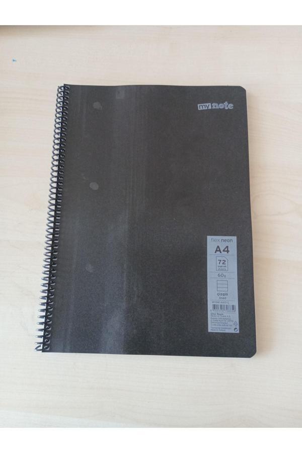 Kizilelmada My Note Büyük Boy A4 72 Yaprak Çizgili Spiralli Defter – Ders Ve Notlar İçin Ideal - Image 1