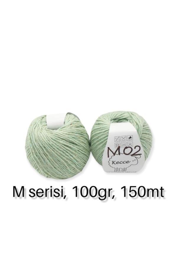 Kizilelmada %100 Doğal Keçi Yünü 100 Gr 150 Mt M Serisi 2’Li Paket - Image 1