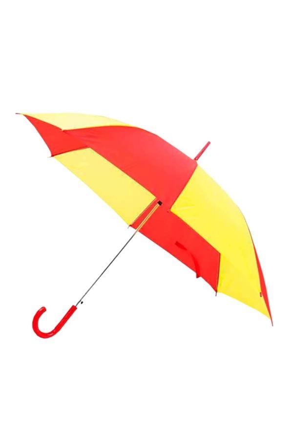 Kizilelmada Eğlenceli Düdüklü Sarı Kırmızı Çocuk Şemsiyesi – 8 Telli 59 Cm - Image 1