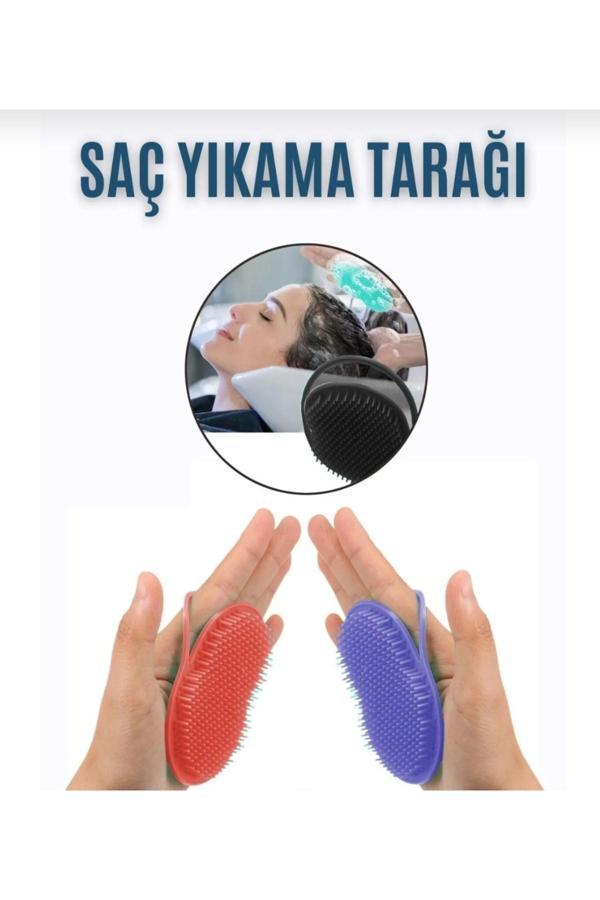 Kizilelmada Saç Yıkama Ve Masaj Tarağı 9X7 Cm – Rahatlatıcı Ve Pratik Kullanım - Image 1