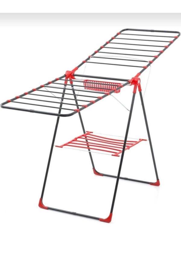 Kizilelmada Metal Çamaşır Kurutmalığı – Dayanıklı, Pratik Ve Katlanabilir Tasarım - Image 1
