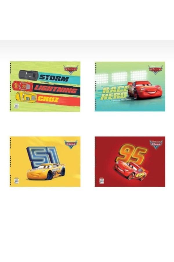 Kizilelmada Cars 4’Lü Resim Defteri 24X35 Cm – Orta Boy Ve Kaliteli - Image 1
