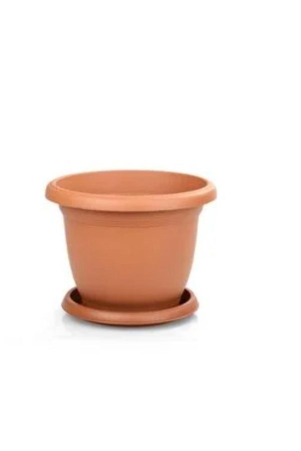 Kizilelmada Villa Saksı – 3.7 Litre Saksı 23X19 Cm | İç & Dış Mekan Şık Tasarım" - Image 1