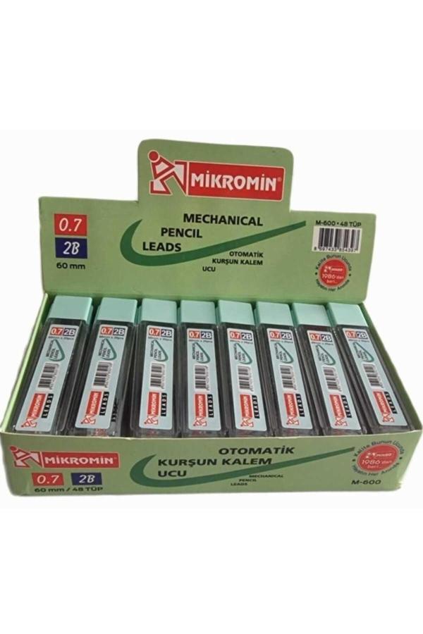Kizilelmada Mikro Otomatik Kurşun Kalem Ucu 0.7 Mm – 48 Tüp Ekonomik Paket - Image 1
