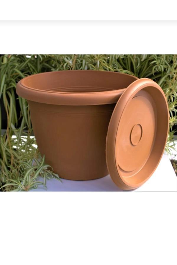 Kizilelmada Villa Saksı – 8.8 Litre Saksı 24X30 Cm | İç & Dış Mekan Şık Tasarım - Image 1