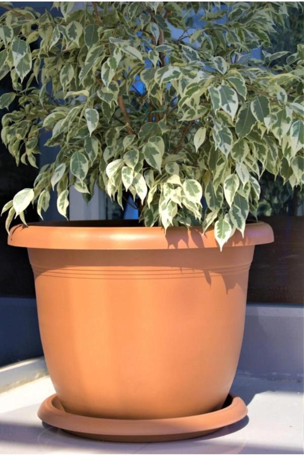 Kizilelmada Villa Saksı – 14 Litre Geniş Hacimli Saksı 35X29 Cm | İç & Dış Mekan Şık Tasarım - Image 1
