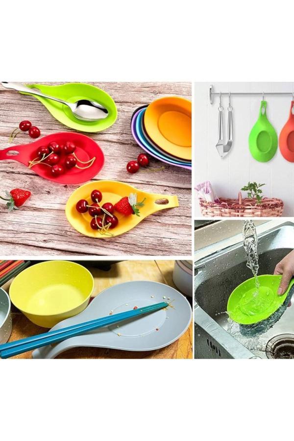 Kizilelmada Yeşil Silikon Kaşıklık 1 Adet – Pratik, Şık Ve Dayanıklı - Image 1