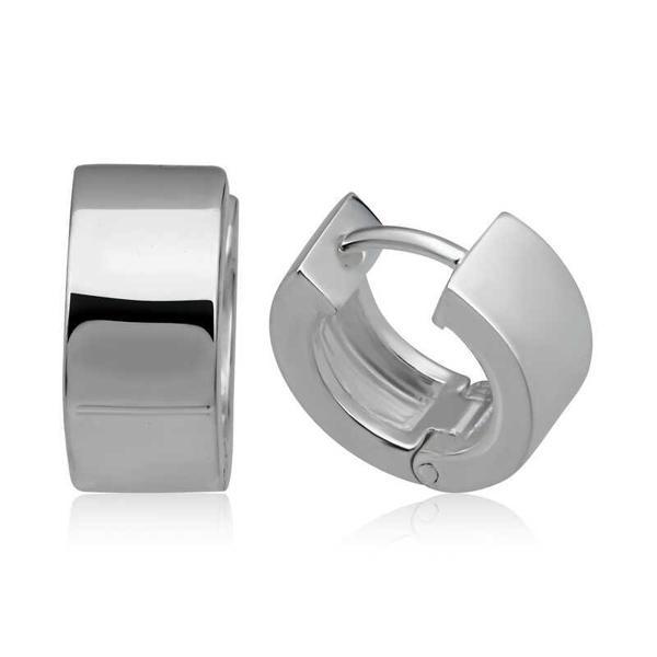 Gümüş Halka Erkek Küpe - Image 1