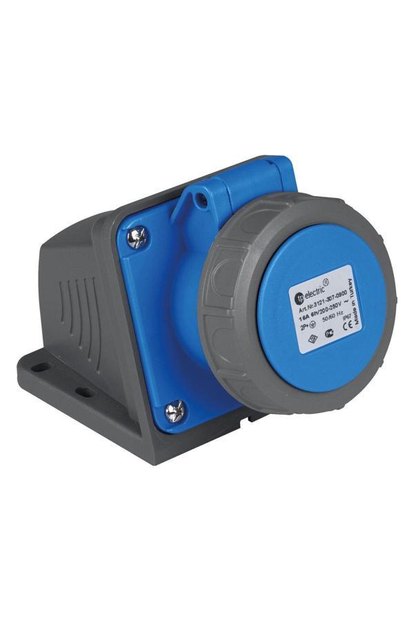 Tp Electric 3X16A Duvar Prizi - Image 1