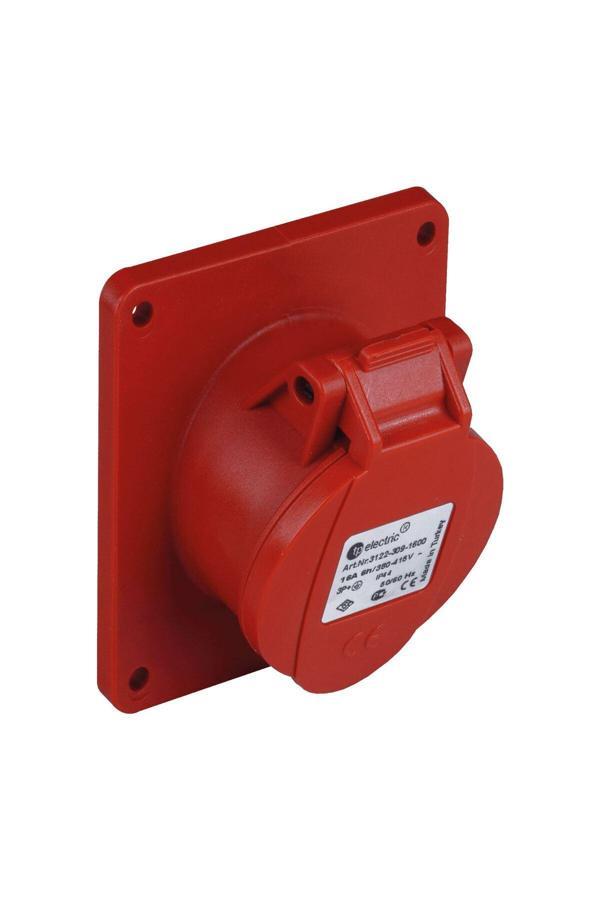 Tp Electric 5X16A Cee Norm Eğik Makine Prizi Ip44 - Image 1